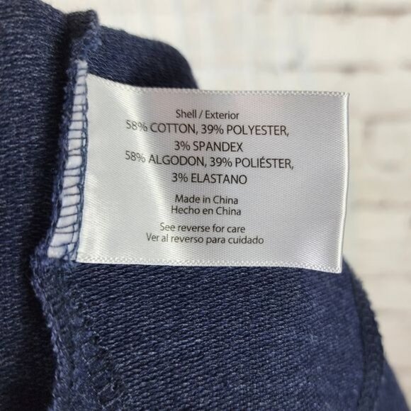 Wildfox Embroidered Social Navy Crew Neck Sweatshirt Size M - Picture 8 of 9